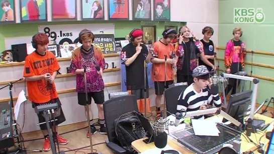 [RAW|VK][10.09.2015] SJ's Kiss the radio Monsta X-Rush