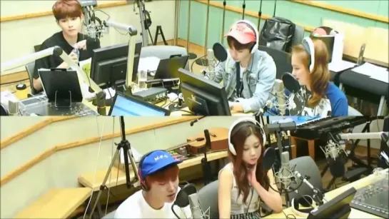 [RAW|VK][06.08.2015] Kihyun & Wonho на Sukira Kiss the Radio