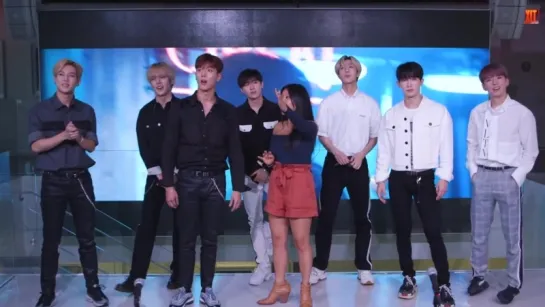 [VK][180810] MONSTA X Gives A "Jealousy" Dance Tutorial + Dances With Fan @ iHeartRadio