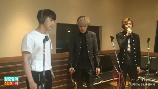 [VK] [04.06.15] Monsta X - Trespass на радио MBC Pyojun FM Jung Joon Young Simsimtapa