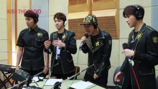 [VK][29.05.15] Monsta X - Trespass @ Super Junior KISS THE RADIO