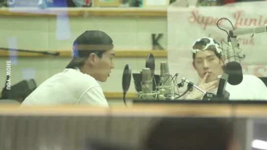 [RAW|VK][30.08.2016] SJ's Kiss the radio (SHOWNU FANCAM)