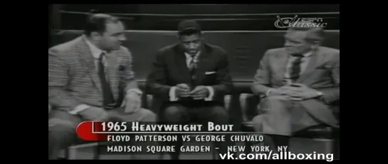 1965-02-01 Floyd Patterson vs George Chuvalo (1965 Fight of the Year - The Ring Magazine)