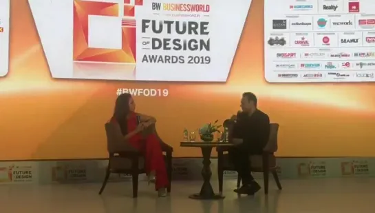 @gaurikhan in conversation with Architect Ashiesh Shah at  @BWBusinessworld  Future of Design Awards 2019 at  @FSMumbai