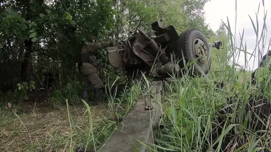 Уничтожение позиций ВСУ, обстреливающих Белгородскую область