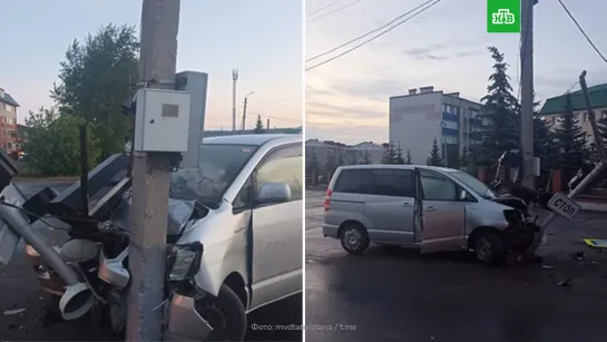 Полицейская погоня за 12-летним ребенком на Toyota закончилась аварией