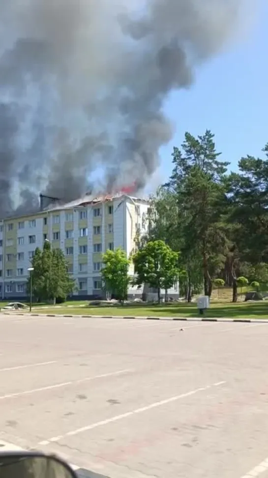 Пожар в жилом доме в Шебекино