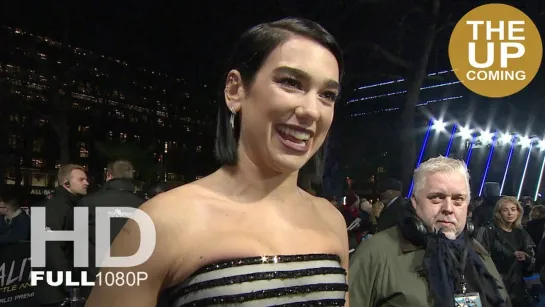 Dua Lipa on Swan Song, Alita: Battle Angel, empowering message at premiere [RUS SUB]