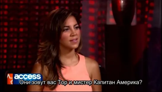 Access Hollywood / Интервью Криса и Криса Хемсворта (Rus Sub)