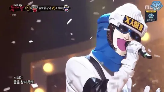 [Sapphire SubTeam] 200216 King of Mask Singer Ep. 242 - 2 раунд с Хичолем (рус.саб)