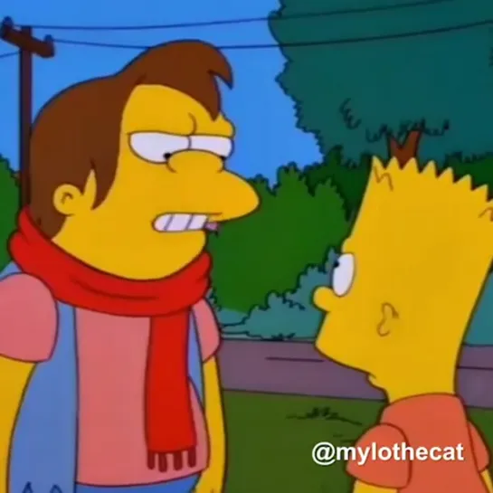 Nelson Muntz as The Notorious B.I.G. rapping the classic «Last Day» (Video by Mylo the Cat) (2019)