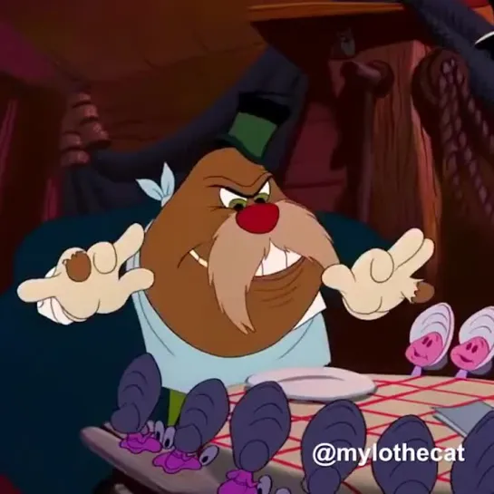 The Walrus from Alice in Wonderland as The Notorious B.I.G. rapping the classic «Who Shot Ya» (Video by Mylo the Cat) (2019)