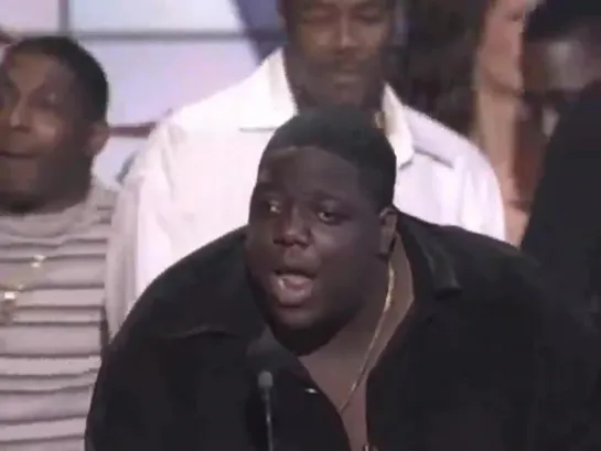 The Notorious B.I.G. wins Soul Train Award (1996) «One More Chance/Stay With Me (Remix)» (with Faith Evans)