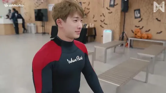 [Рус.саб][08.11.2020] [ohhoho💪] Wonho's Surf Challenge 🌊  🏄  ♂ Surfing Beginner Escape l 원호 WONHO