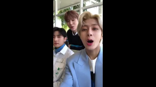 [VK][31.07.2018] Monsta X Google Update  - How to pronounce Hyungwon