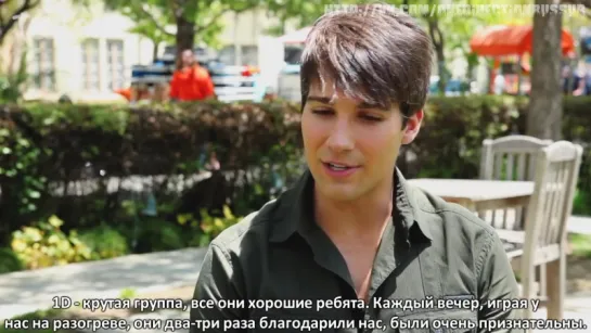 Big Time Rush Dishes on All Things One Direction [RUS SUB]