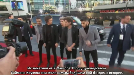 Трейлер к фильму о One Direction [RUS SUB]