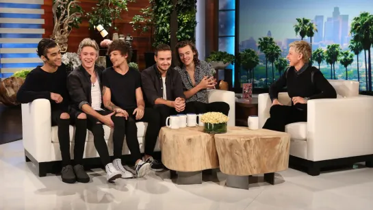 FULL One Direction On Ellen Show 2014 [RUS SUB]