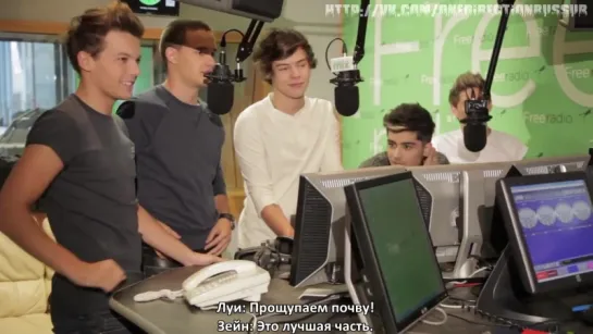 One Direction Interview feat. Peter Pan October 10-2012 [RUS SUB]