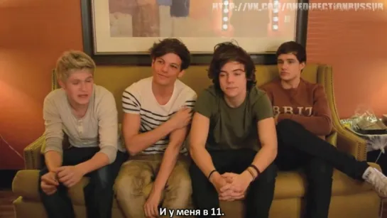 ONE DIRECTION Shares First Kiss Stories and Breakup Advice! [RUS SUB]