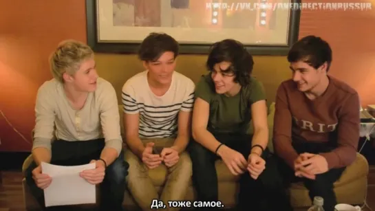 ONE DIRECTION Teaches You to Speak British! [RUS SUB]