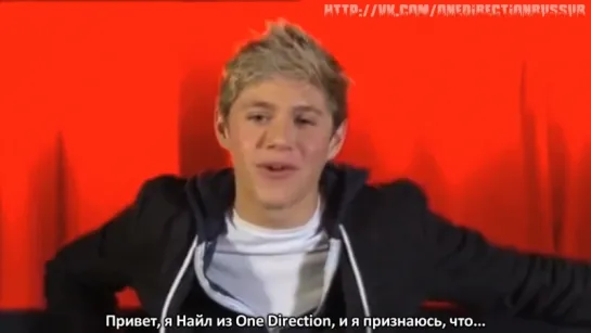 One Direction Confession Niall Horan [RUS SUB]