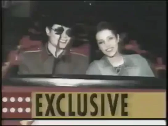 Michael and Lisa Marie at Magic Mountain 1995