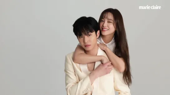 Ан Хё Соп и Ким Се Чжон за кадром фотосессии для Marie Claire (4K) / Ahn Hyo Seop & Kim Sejeong