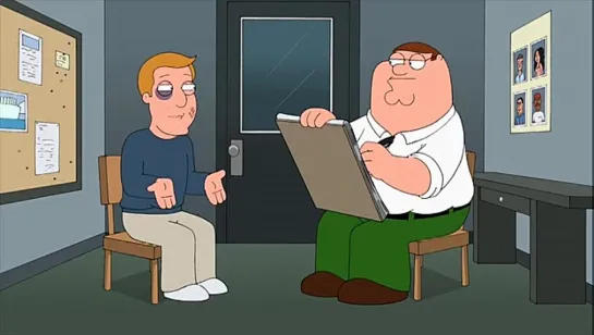 Гриффины: Рисующий Питер. Питер Художник в Отделе Расследований / Peter Griffin... Sketch artist