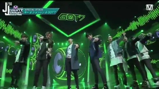 [150403] GOT7 @ Mnet Japan. За сценой M!Countdown [русс. саб]