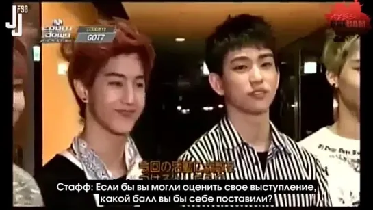 [140327] GOT7 on Mnet Japan Прощальное выступление [Русс.саб]