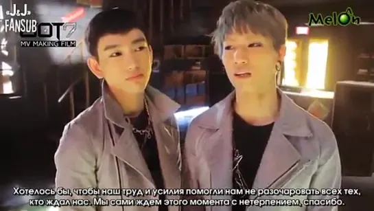 [140120] GOT7 на съемках клипа "Girls Girls Girls" . [Русс.саб]