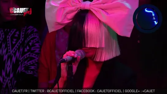 Sia - Chandelier - Live - C’Cauet sur NRJ 11 12 2015 Париж, Франция