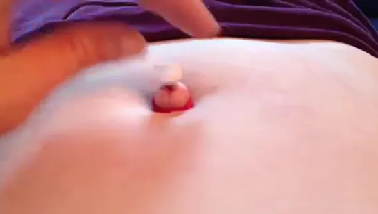 Navel torture - my outpulled bellybutton by bellybellyly