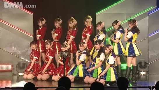 HKT48 "Hakata Nanairo" (Team Red & Team Yellow 2021.04.02 / Senshuuraku & День рождения Шимоно Юки) [часть 1]