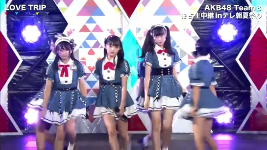 Выступление AKB48 Team8 на летнем фестивале [TV-Asahi LIVE] от 15-го августа 2016