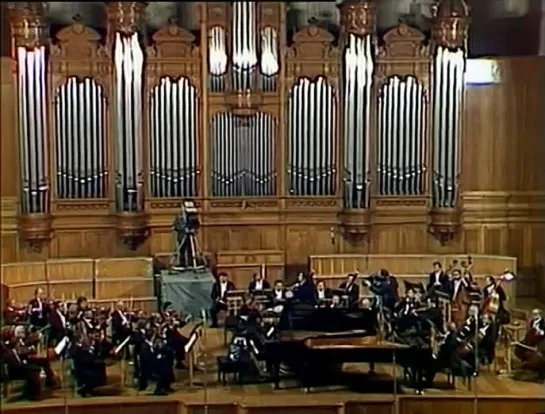 Emil & Elena Gilels: Mozart, Two Piano Concerto 10 (Es), op. 365 Andante (Moscow, 1983)