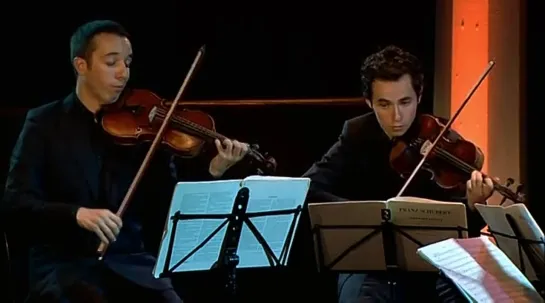 Schubert: String Quartet 14 (d) II Andante con moto (Quatuor Ebene, Verbier Festival, 08.2008)