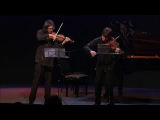 Chamber music at Verbier Festival (Joshua Bell, Mischa Maisky, Evgeny Kissin, Vadim Repin; 2011)