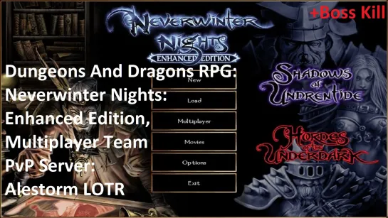 Stream20,NWNEE,TeamPvPServerAlestormLOTR,Build№12RaceElfClassesFighterRogueWeaponMaster1(04.09.2023)