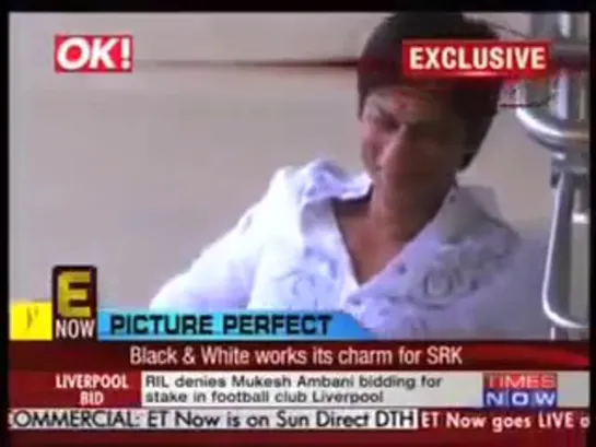 2010 Shah Rukh Khan Making of OK magazine cover with SRK