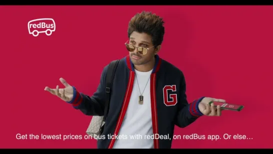 redBus redDeal feat. Allu Arjun (Telugu)