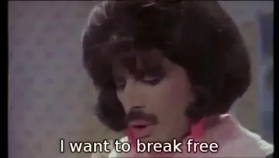 Queen - I Want To Break Free - (англ субтитры)