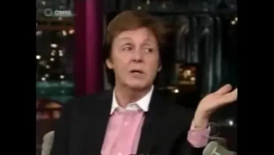 Paul McCartney on Letterman comments on Michael Jackson (July 17 - 2009)