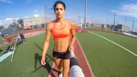 Deep House presents: GoPro  Pole Vaulting with Allison Stokke  [HD 720]