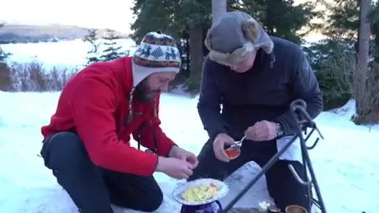 Keep your hats on folks because I’m making #Alaskan scrambled eggs !