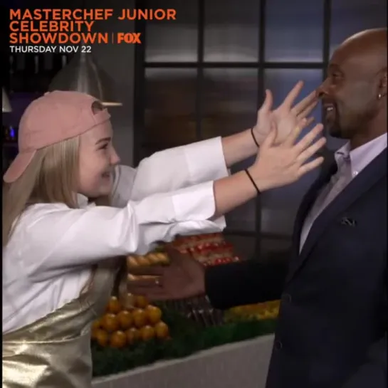 @juniorchefshayne is that the best you can do ?!? We’re having lots of fun in the #MasterChefJunior Kitchen