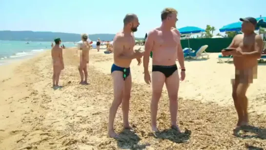 UK, oh my lordy......this is not my kind of beach.....See the fun of #GordonGinoandFred continue tonight at 9 PM on @itv !