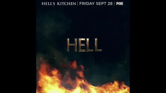 I’m going to Hell in just under an hour on @24hoursfox but on September 28th something sounds very familiar on @hellskitchenfox.