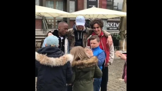 Henrik, Marlon, Sacha with kids | skamfamily